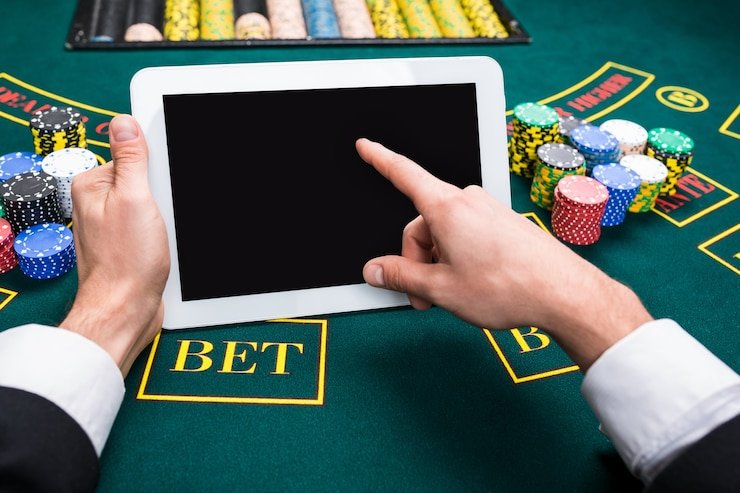 Ilustrasi berbagai jenis taruhan olahraga termasuk live betting di menutogel